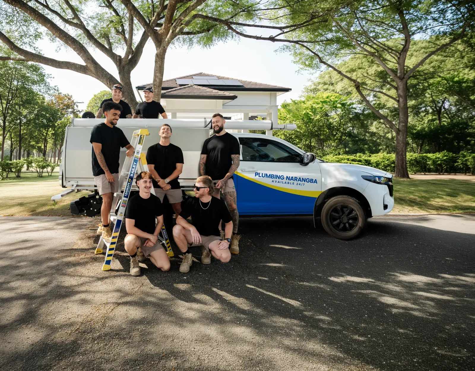 Plumbing Narangba team and ute